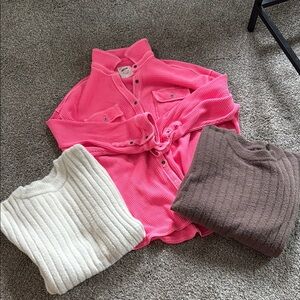 Size S Aerie Sweater Bundle
